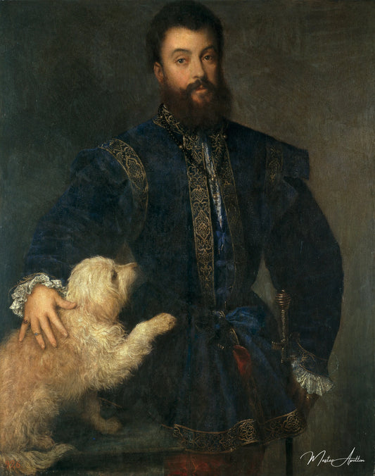 Portrait de Federico II Gonzague - Titien - Reproductions de tableaux et peintures haut de gamme