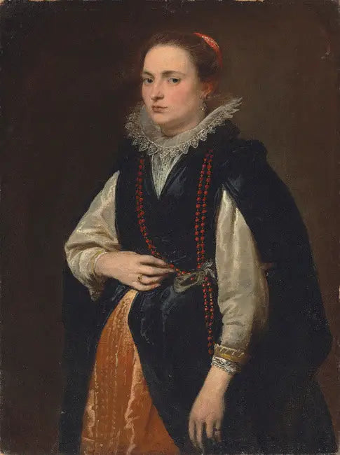 Portret kobiety, 1621-1628 - Antoine van Dyck