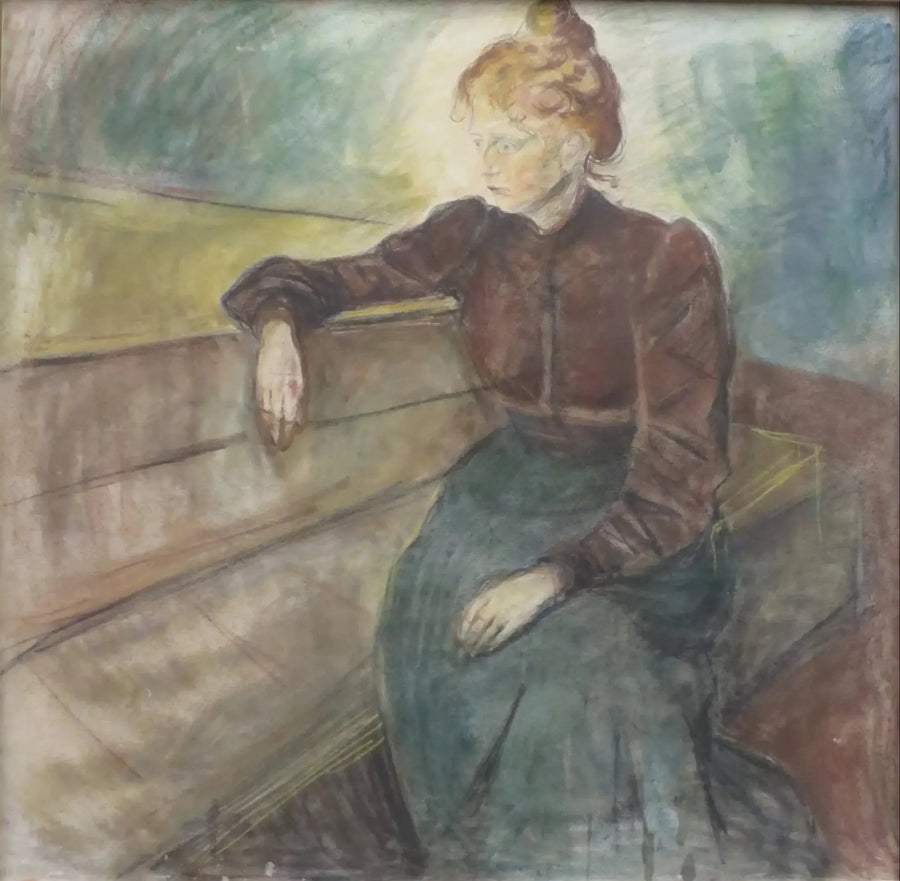 Portret kobiety - Edvard Munch