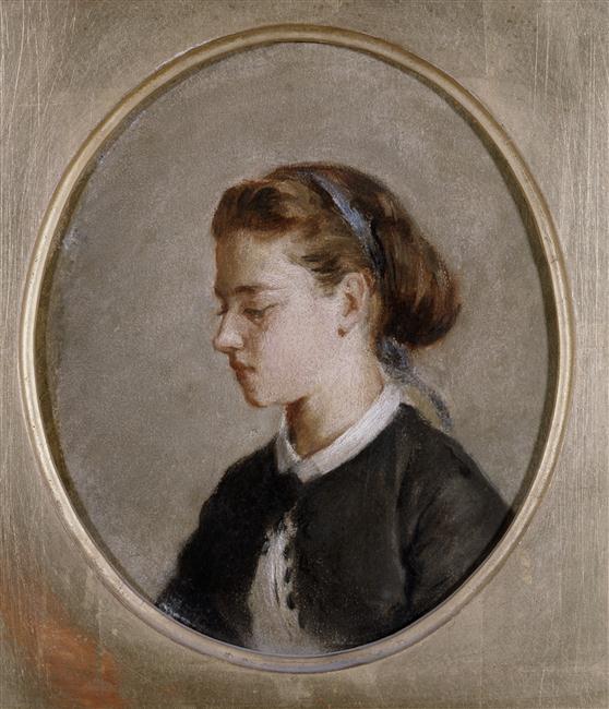 Portret kobiety - Eva Gonzalès