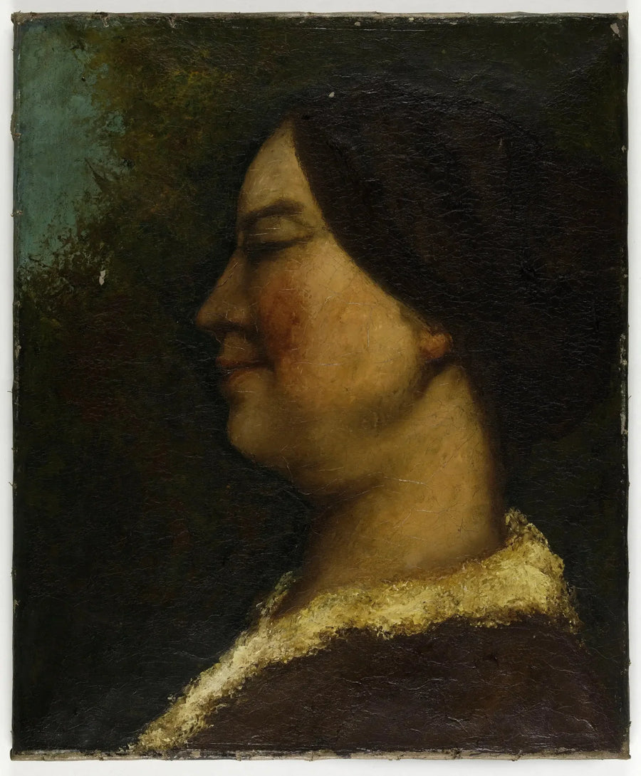 Portret kobiety - Gustave Courbet