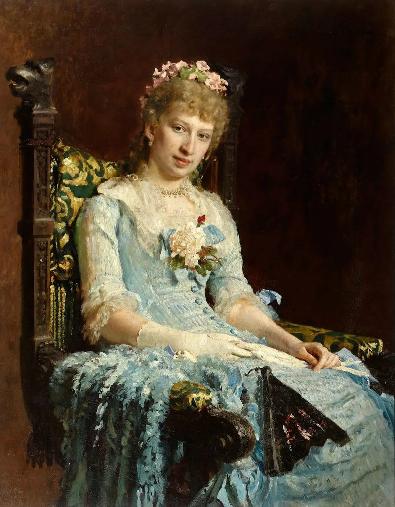 Portret kobiety - Ilya Repin