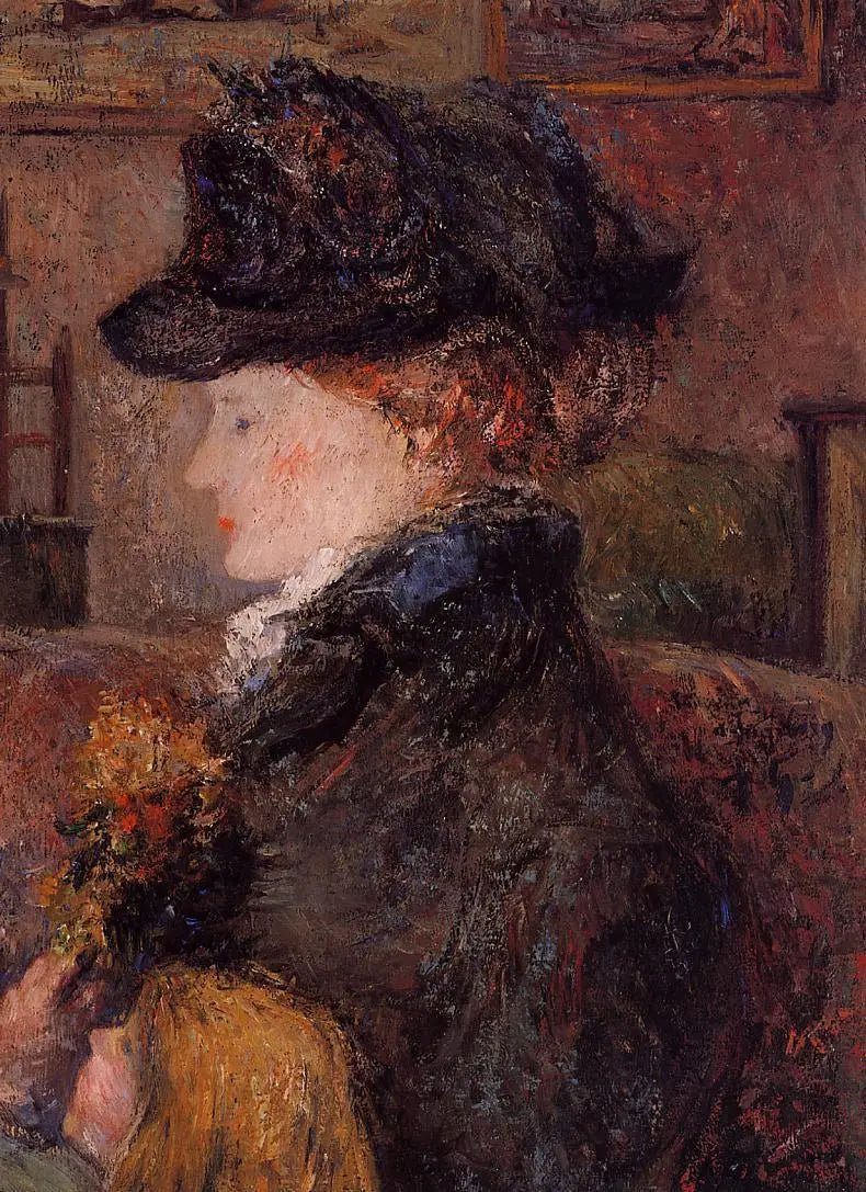 Portret kobiety (Ingeborg Thaulow) - Paul Gauguin