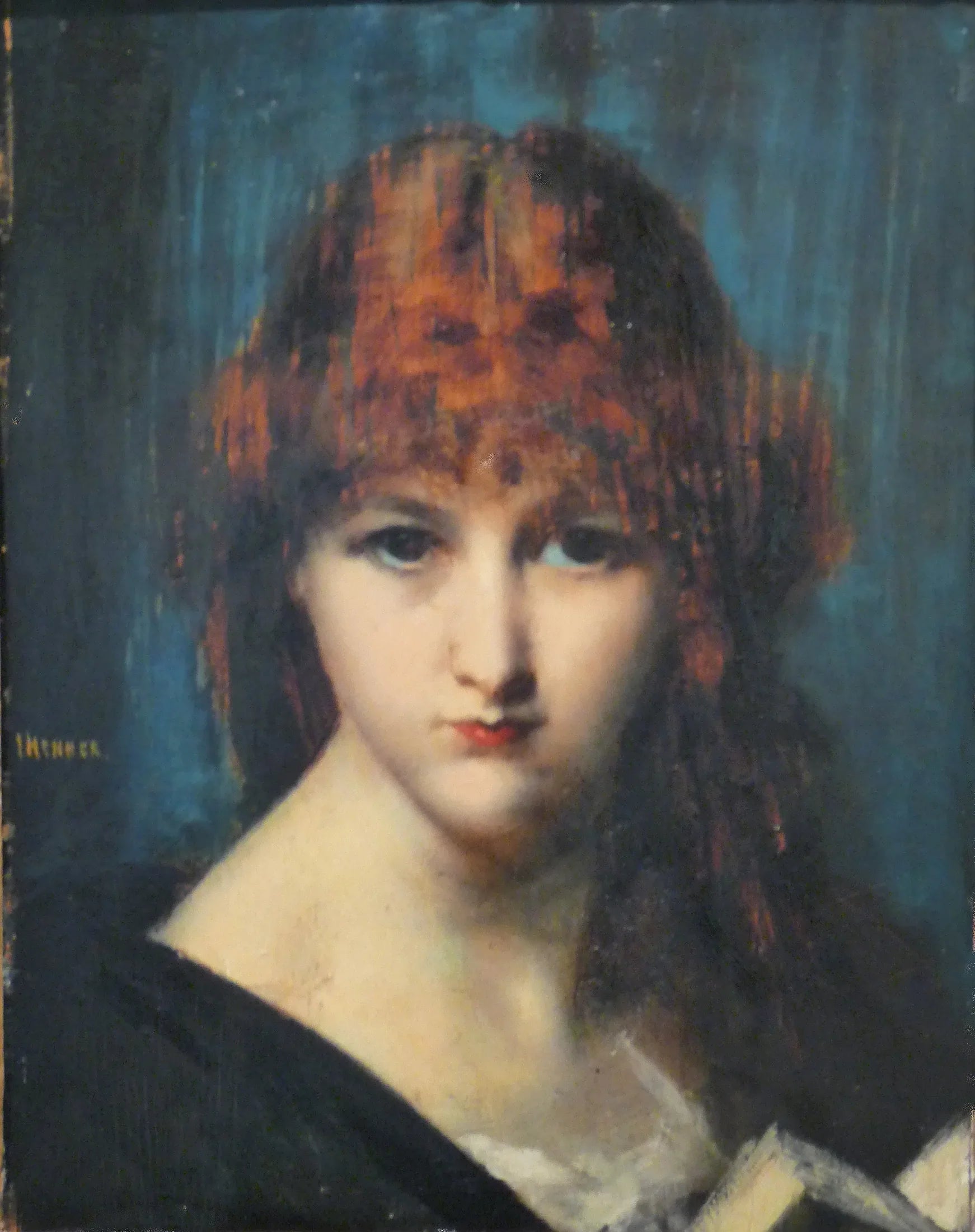 portrait de femme - Jean-Jacques Henner image 1 tableau peint à l’huile sur toile