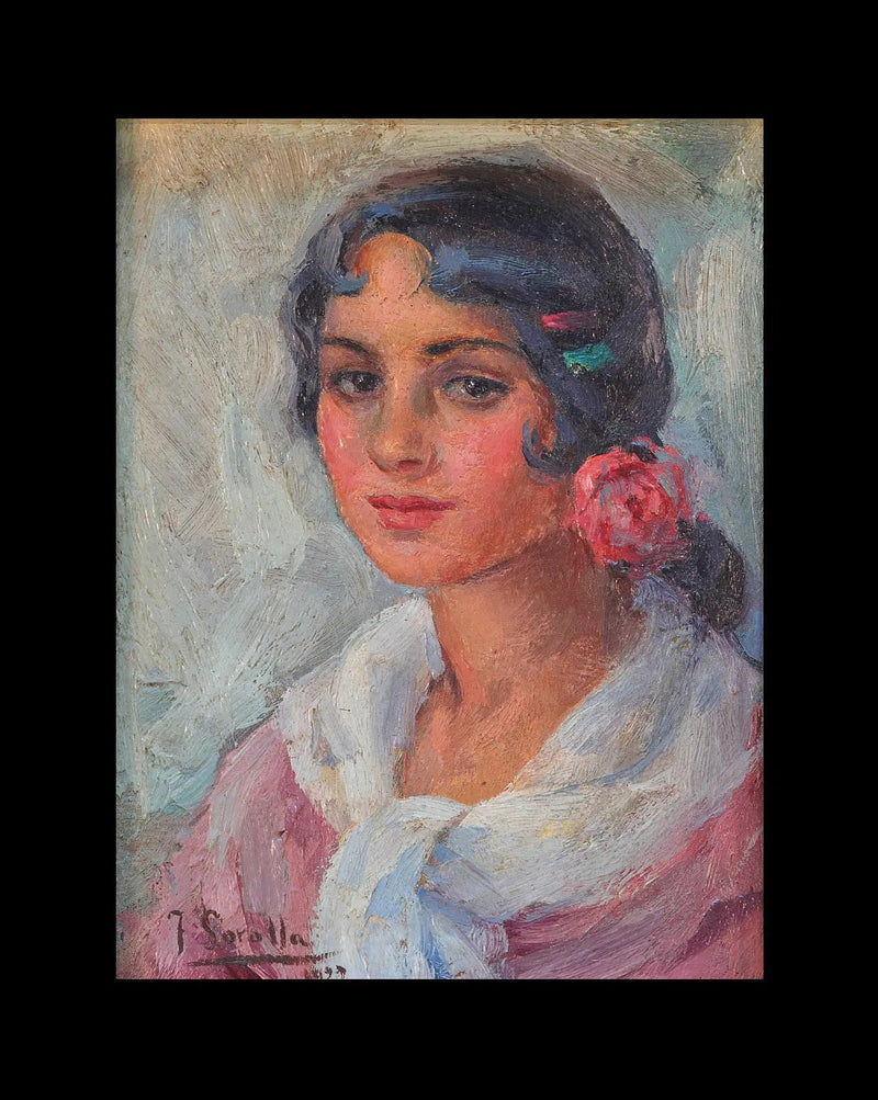 Portret kobiety - Joaquín Sorolla