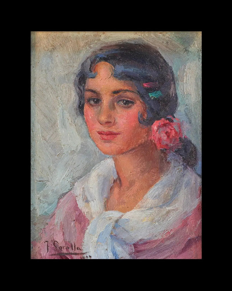 Portret kobiety - Joaquín Sorolla