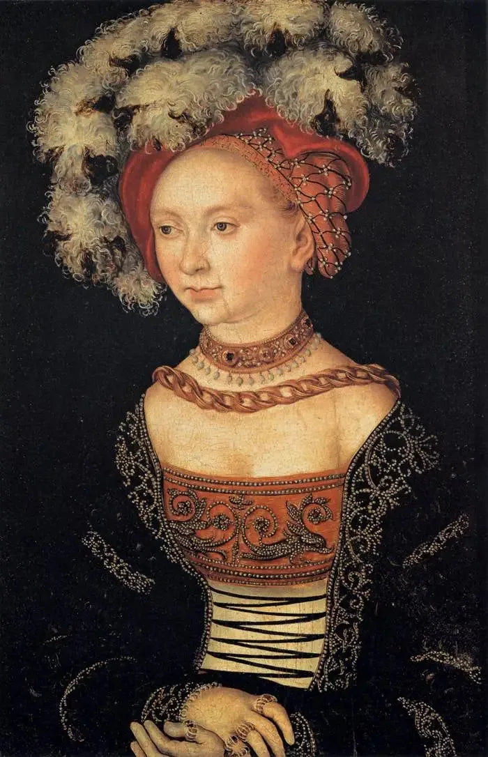 Portret kobiety - Lucas Cranach Starszy