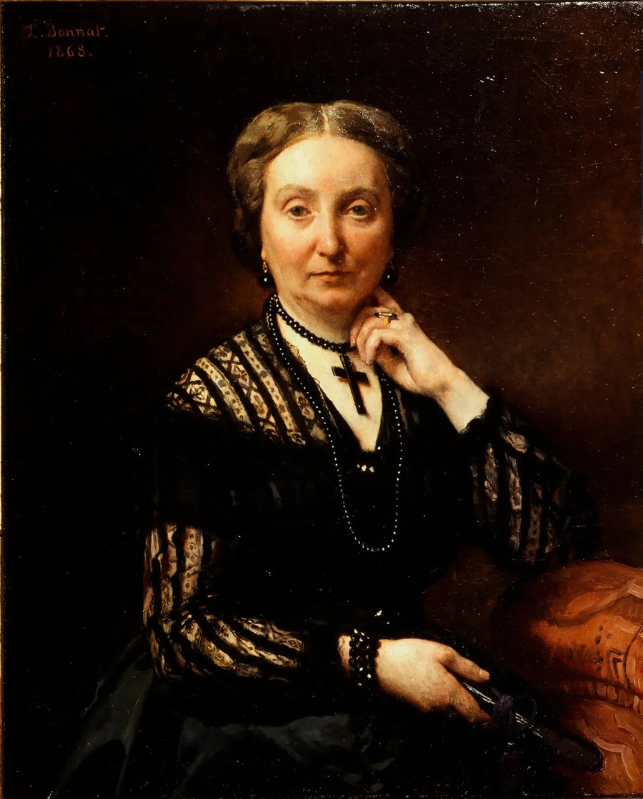 Portret kobiety (P2688) - Léon Bonnat