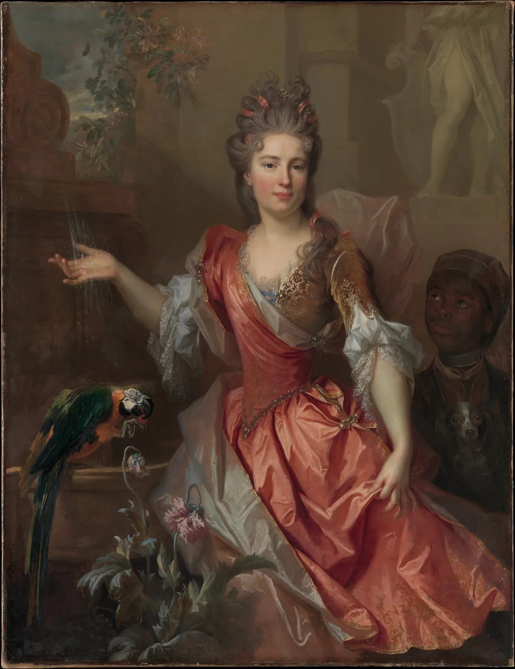 Portrait de femme, peut-être Madame Claude Lambert de Thorigny (Marie Marguerite Bontemps, 1668-1701) - Nicolas de Largillière image 1 tableau peint à l’huile sur toile