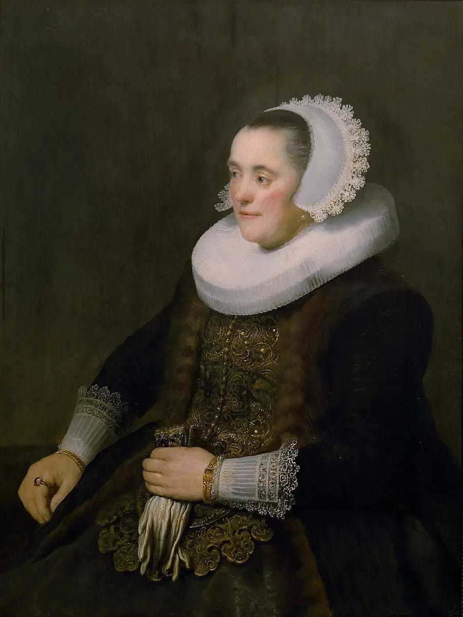 Portret kobiety. - Rembrandt