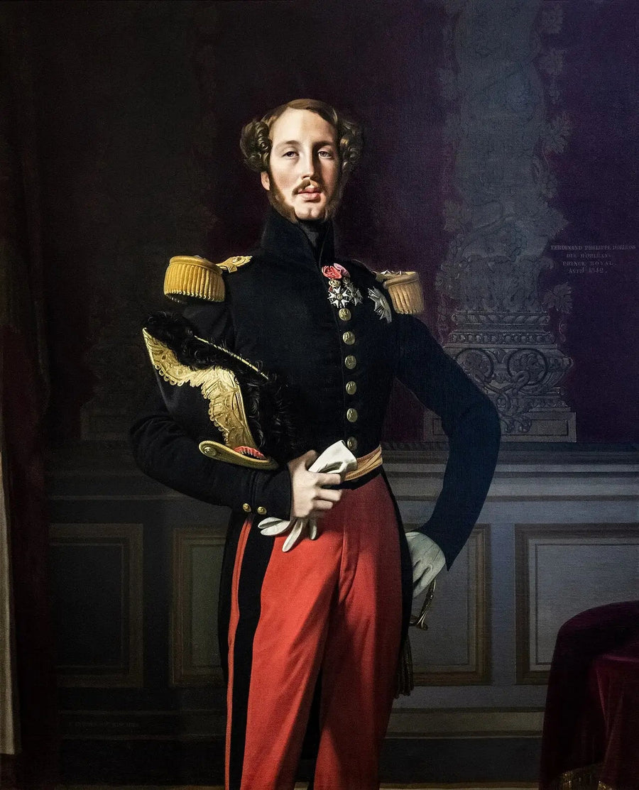 portret Ferdynanda-Filipa, księcia Orleanu - Jean-Auguste-Dominique Ingres