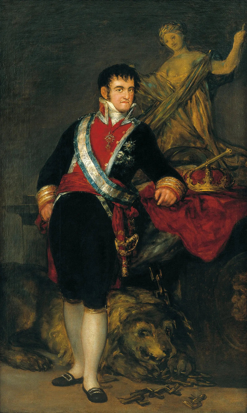 Portret Ferdynanda VII Hiszpańskiego - Francisco de Goya