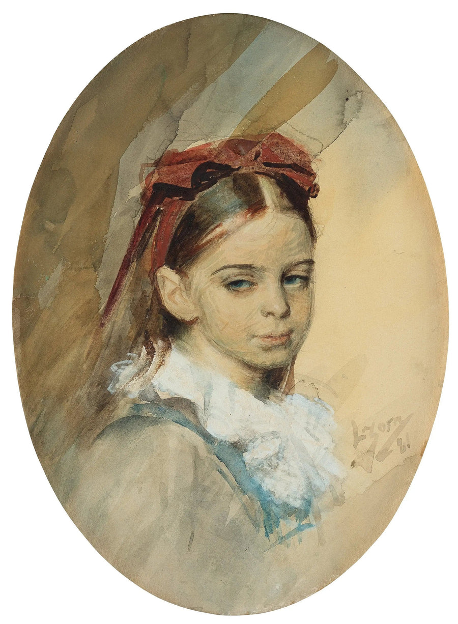 Portret dziewczyny - Anders Zorn