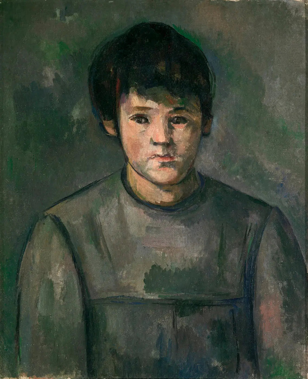 Portrait de fillette - Paul Cézanne image 1 reproduction réalisée par Alpha Reproduction