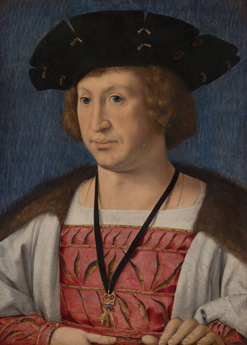 Portret Florisa van Egmond (1469-1539), hrabiego Buren i Leerdam - Jan Gossaert