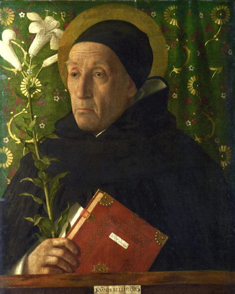 Portret Fra Teodoro d'Urbino jako świętego Dominika - Giovanni Bellini