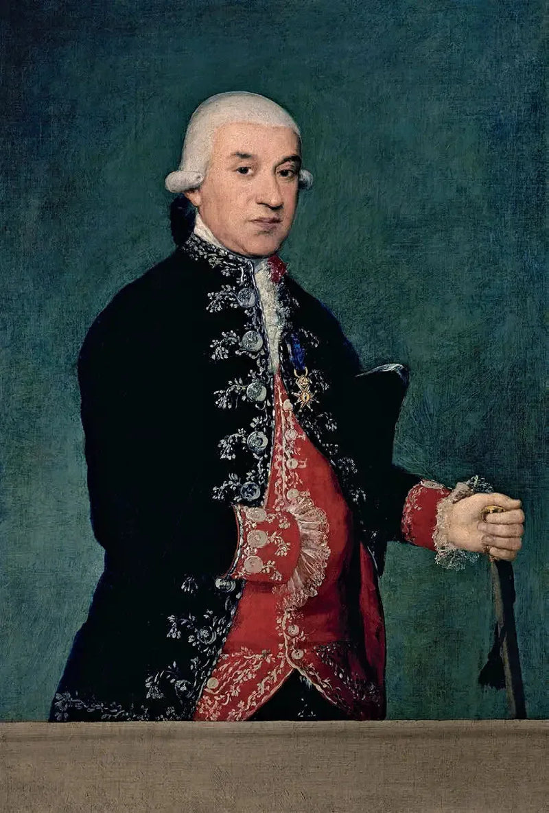 Portret Francisco Javier de Larrumbe - Francisco de Goya