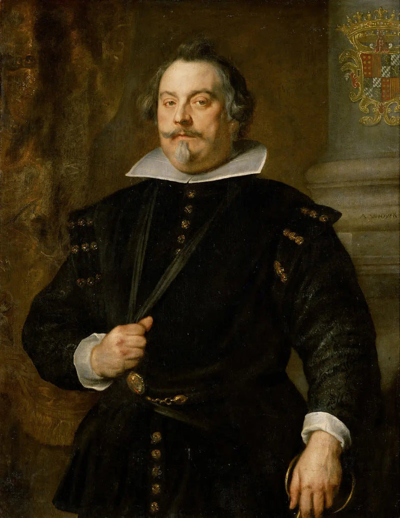 Portret Francisco de Moncada, markiza de Aytona - Antoine van Dyck