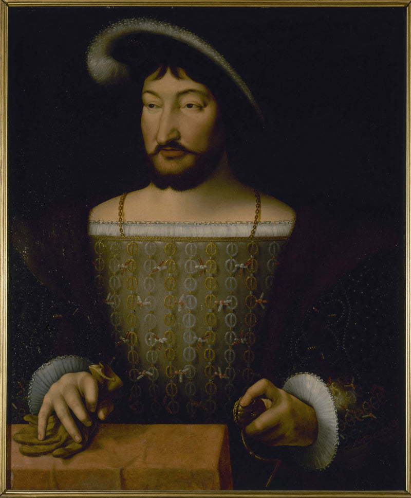Portret François I, króla Francji - Joos van Cleve