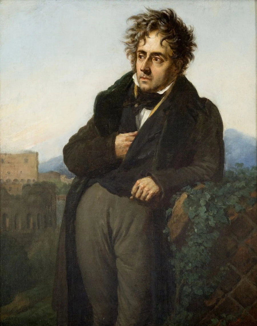 Portret François-René de Chateaubriand - Anne-Louis Girodet