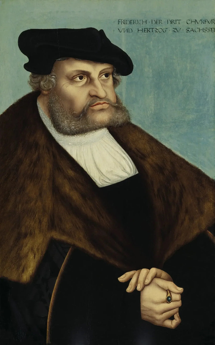 Portret Fryderyka III Saksońskiego - Lucas Cranach Starszy