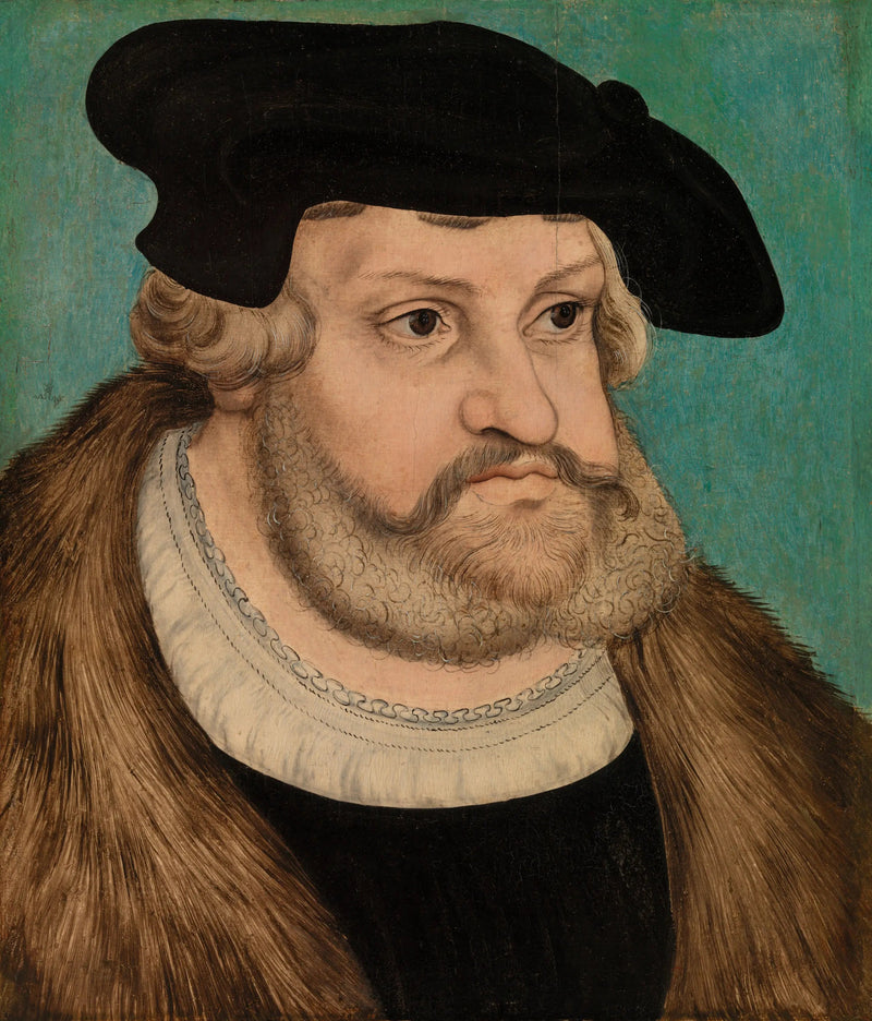 Portret Frédérica Mądrego, księcia Saksonii - Lucas Cranach Starszy