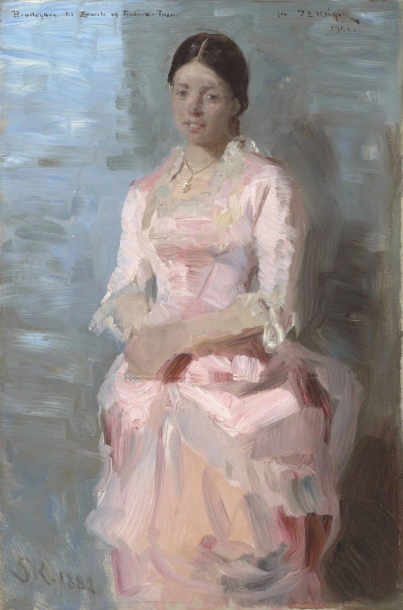 Portret Frederikke Tuxen - Peder Severin Krøyer