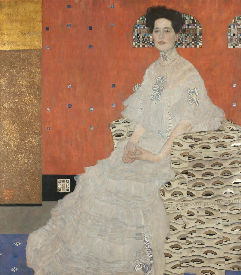 Portret Fritza Riedlera - Gustav Klimt