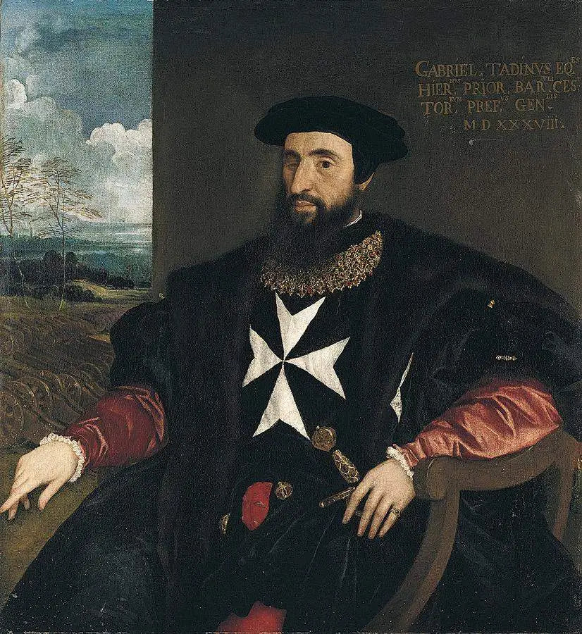 Portret Gabriele Tadino - Titian