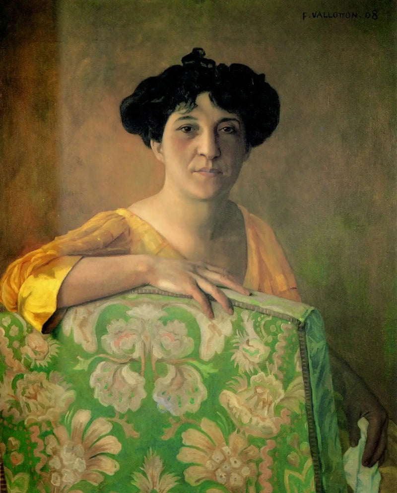 Portret Gabrielle Vallotton - Félix Vallotton