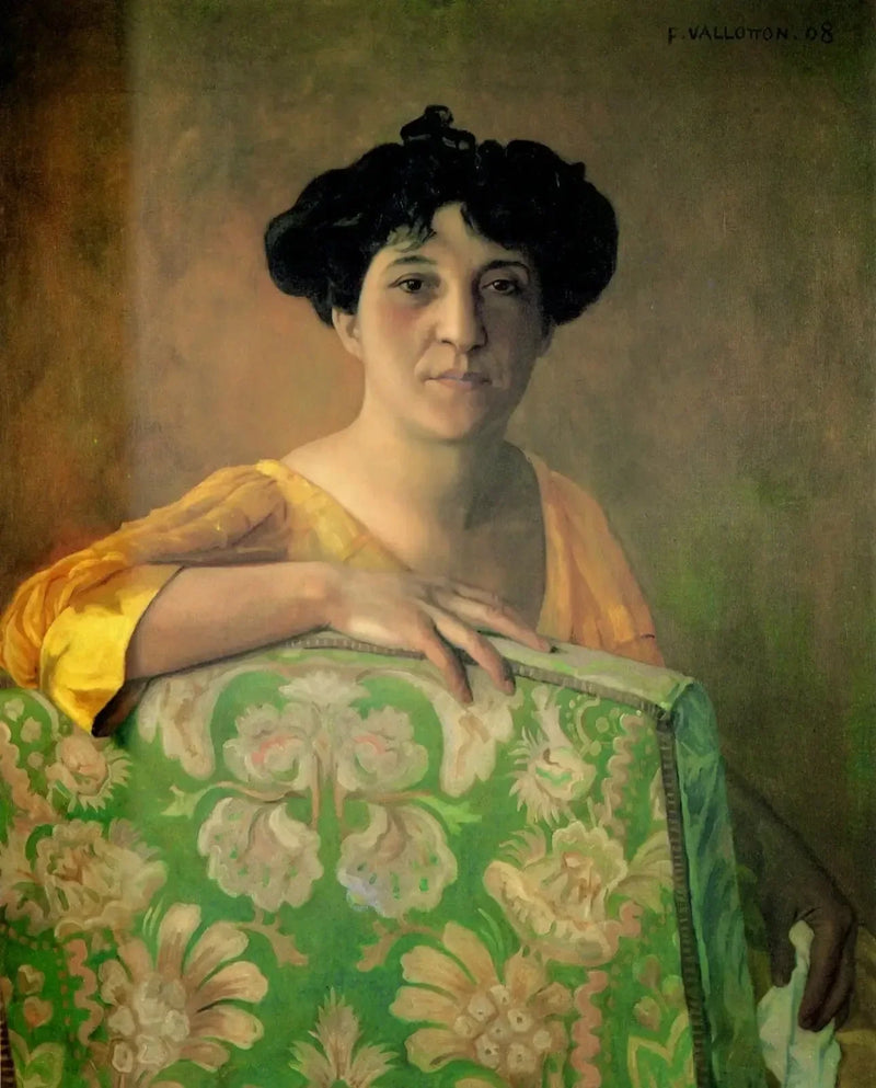 Portret Gabrielle Vallotton - Félix Vallotton