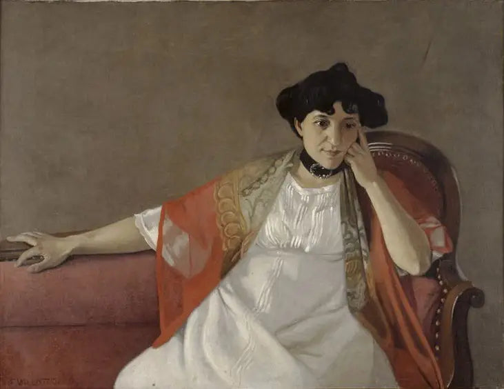 Portret Gabrielle Vallotton - Félix Vallotton