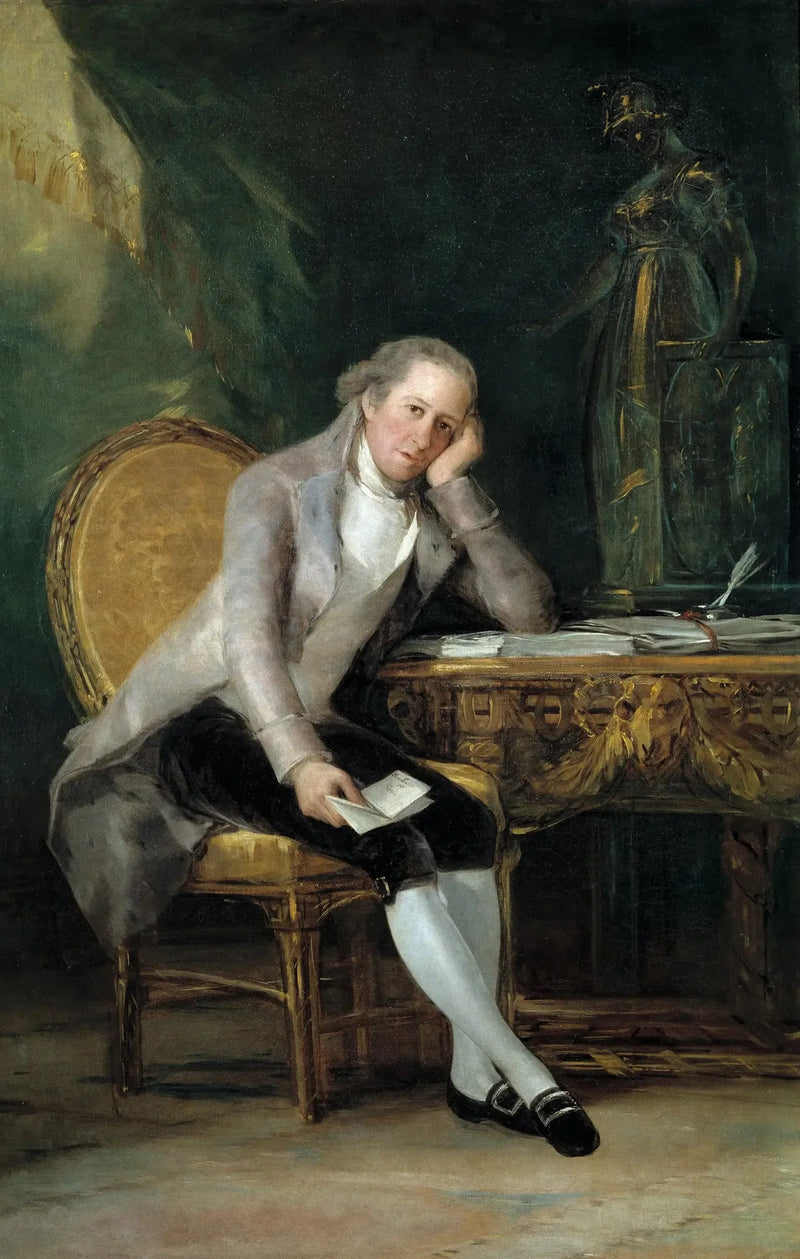 Portret Gaspara Melchiora de Jovellanos - Francisco de Goya