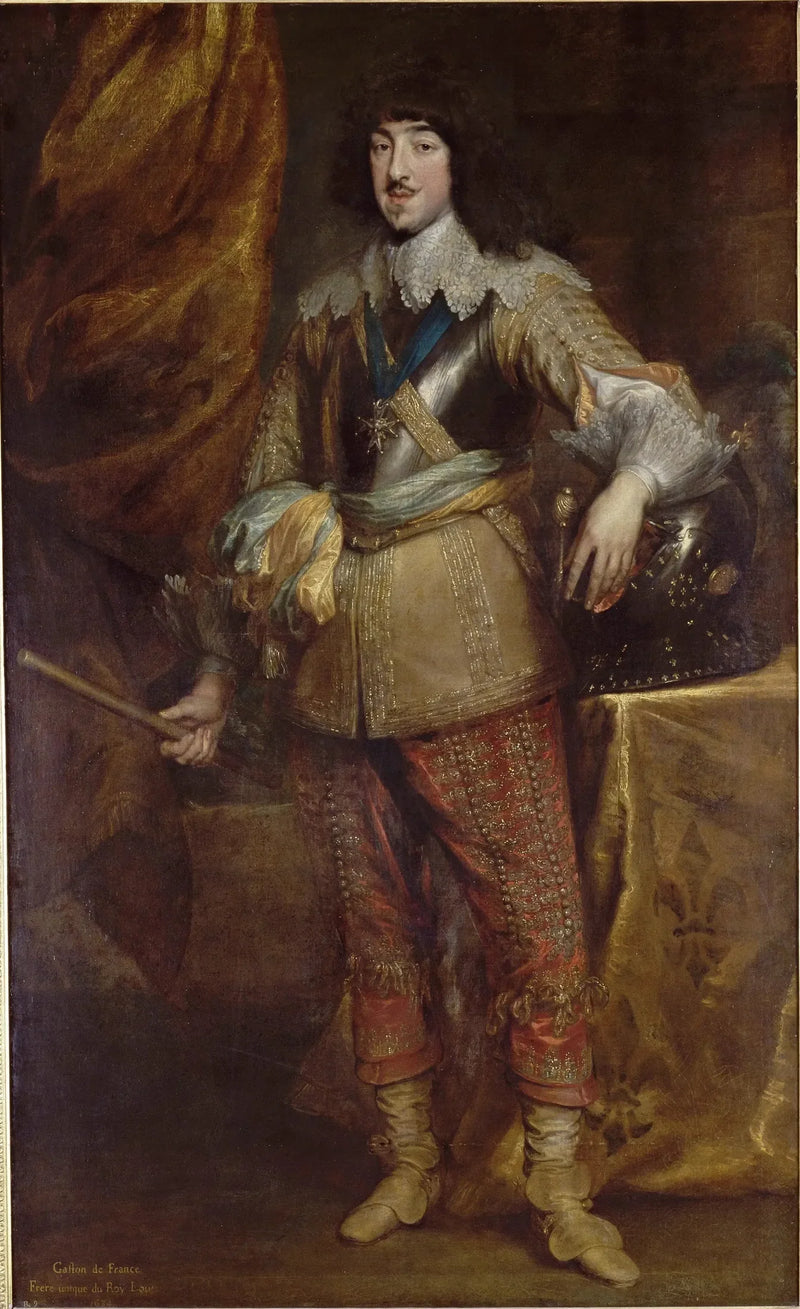 Portret Gastona z Francji - Antoine van Dyck