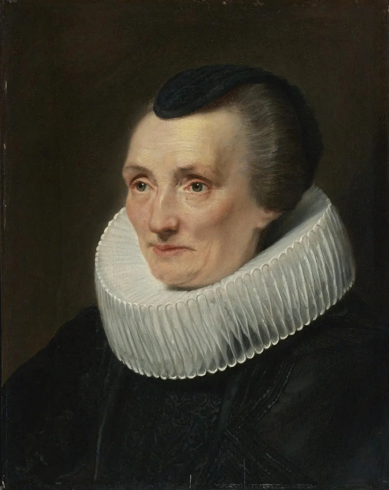 Portret Geertruide de Wael - Antoine van Dyck