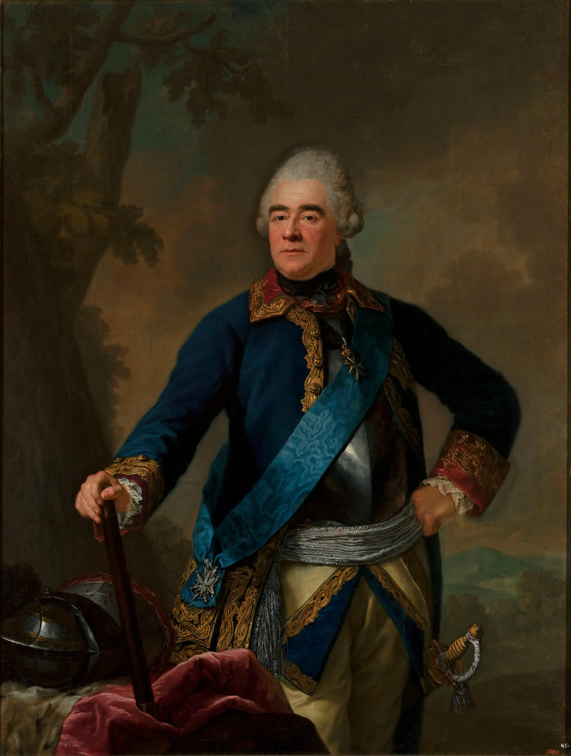 Portret Georga Sachsa. - Anton Graff