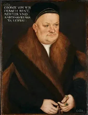 Portret Georga von Wiedebach - Lucas Cranach Starszy
