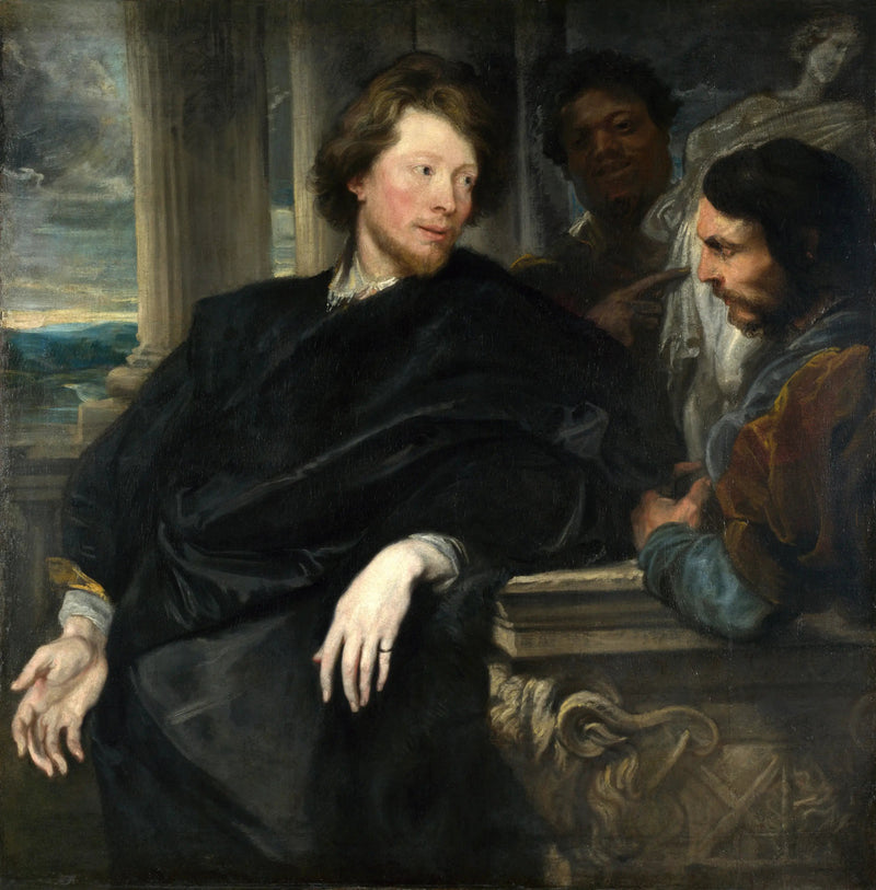 Portret George'a Gage'a z dwoma towarzyszami - Antoine van Dyck