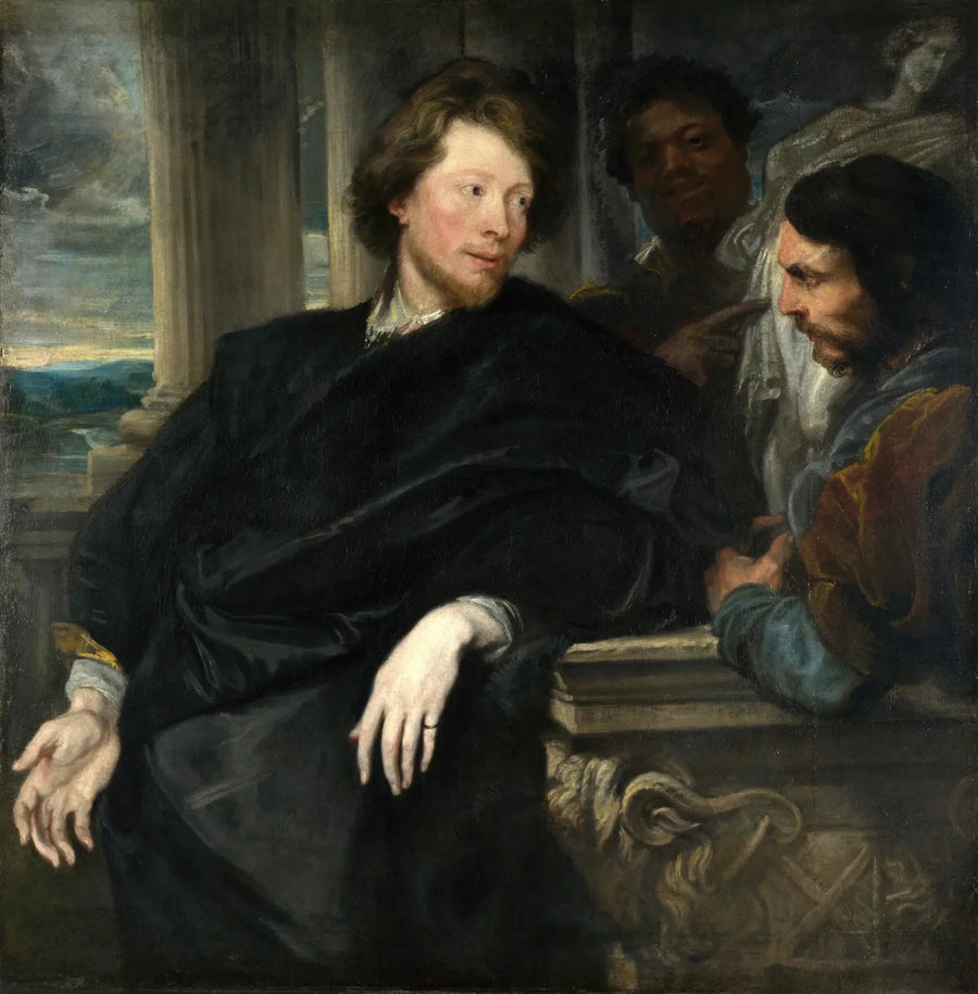 Portret George'a Gage'a z dwoma towarzyszami - Antoine van Dyck