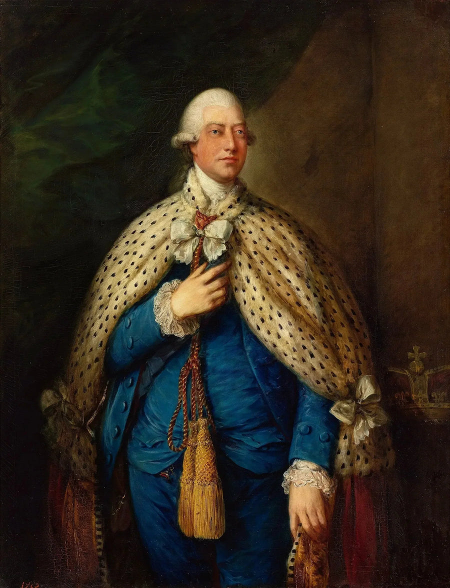 Portret Jerzego III Wielkiej Brytanii w stroju parlamentarnym - Thomas Gainsborough