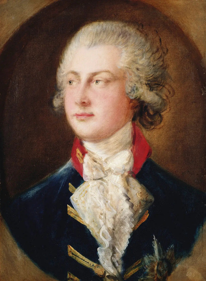 Portret Jerzego IV, gdy był jeszcze księciem Walii (1782) - Thomas Gainsborough