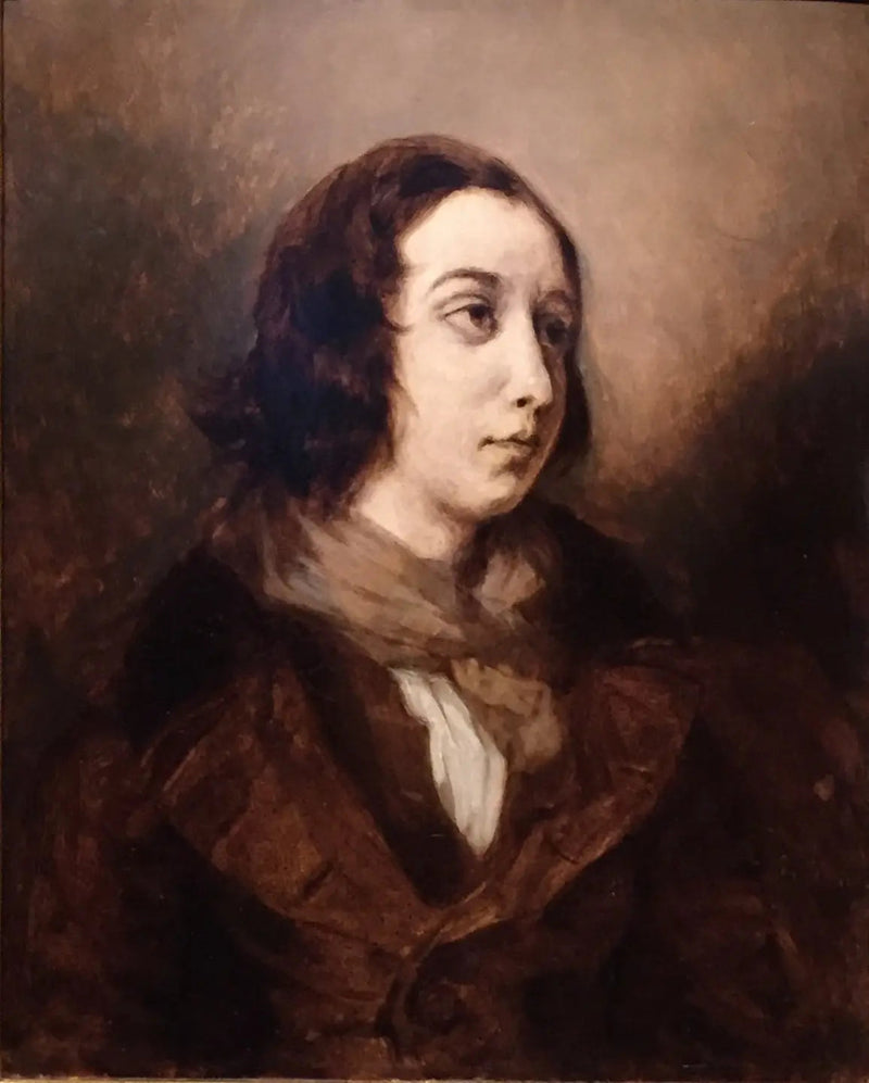 Portret George'a Sand - Eugène Delacroix