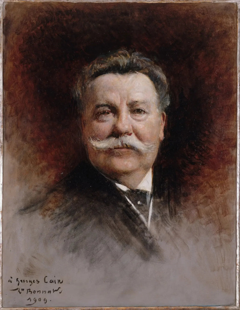 Portret Georges'a Caina (1853-1919), malarza i pisarza - Léon Bonnat