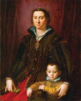 Portret Giovanny Chevary i Giovanni Montalvo - Bronzino