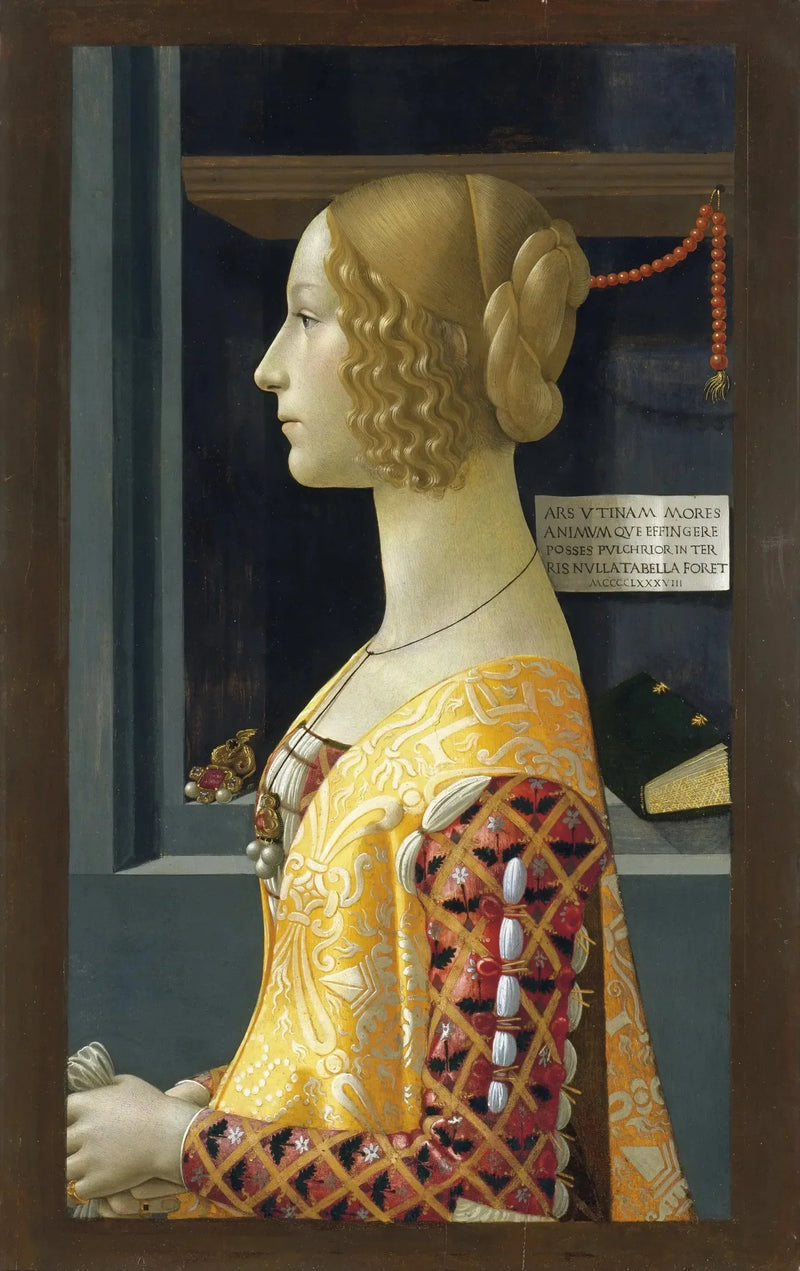 Portret Giovanny Tornabuoni - Domenico Ghirlandaio