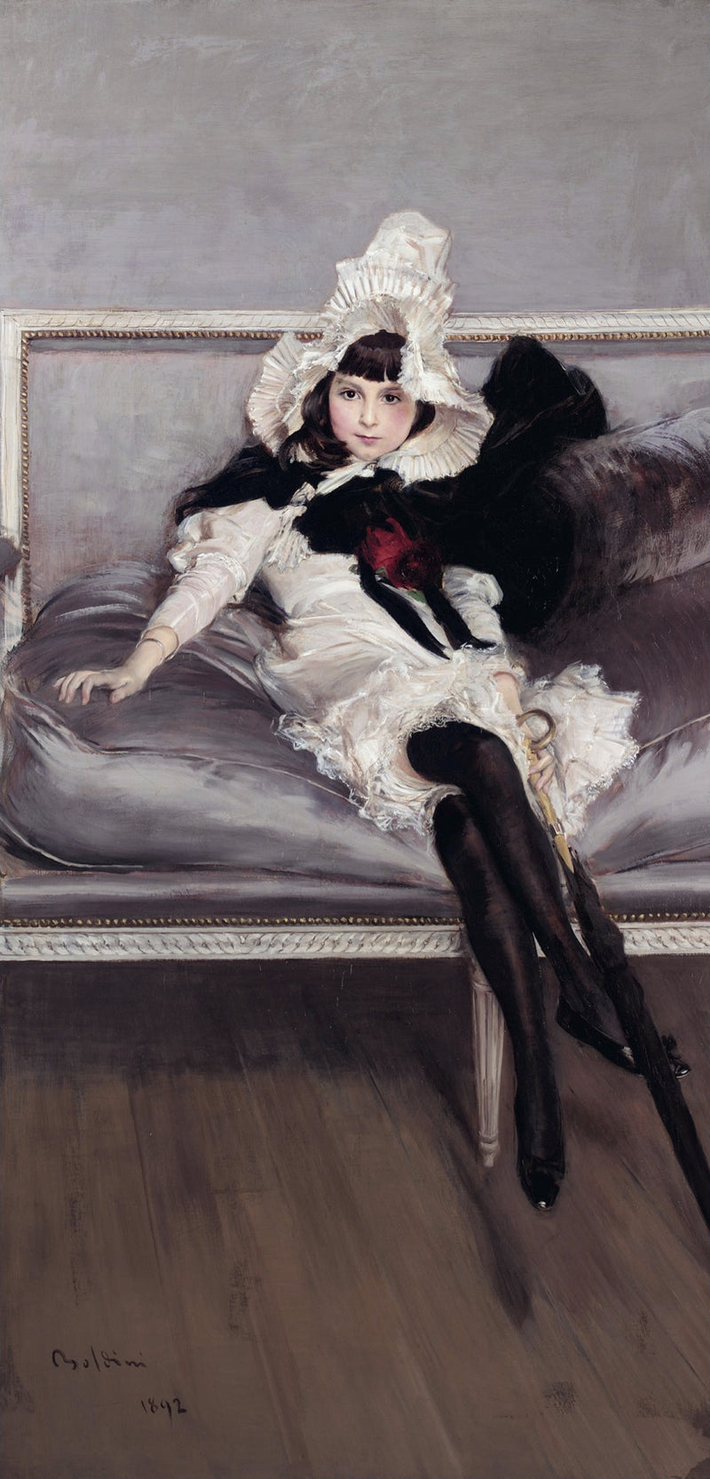 Portret Giovinetty Errazuriz (Josefina Errázuriz Alvear) - Giovanni Boldini