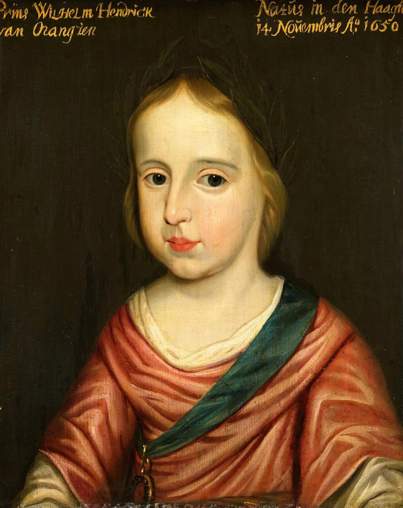 Portret Guillaume'a III (1650-1702), księcia Orange - Gerrit van Honthorst
