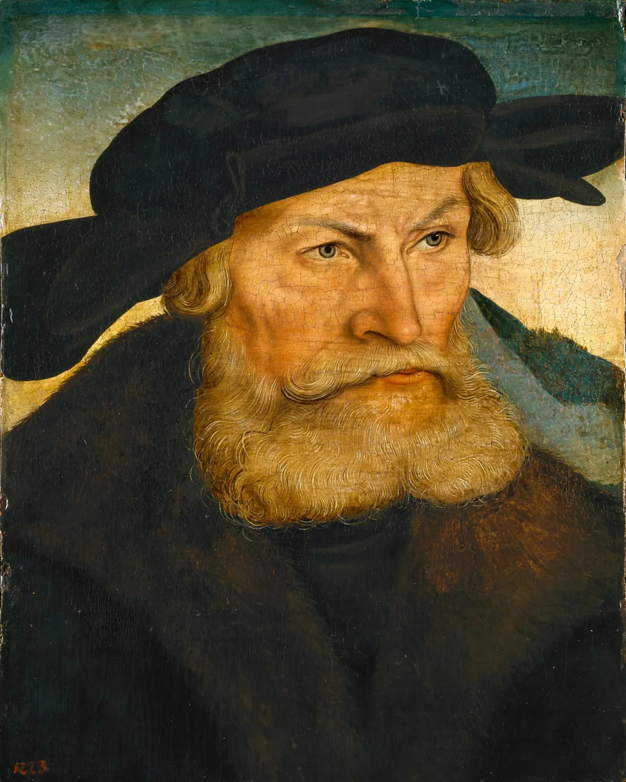 Portret Henriego Pobożnego - Lucas Cranach Starszy