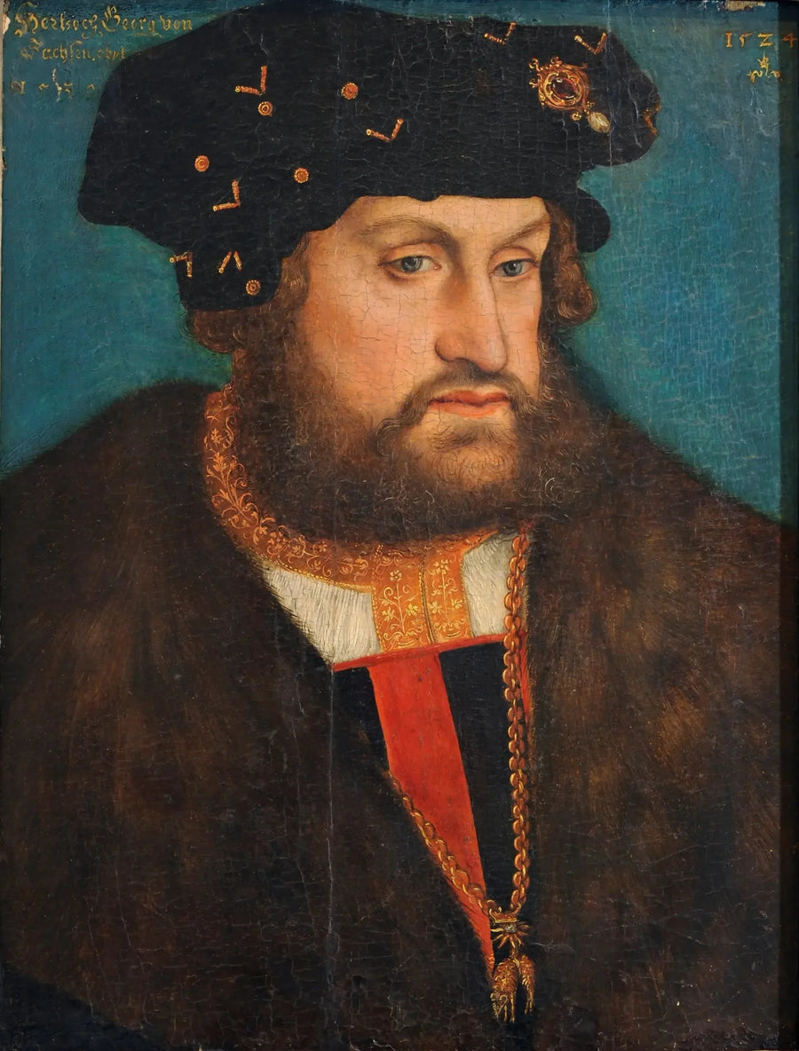 Portret Herza Georga z Saksonii - Lucas Cranach Starszy