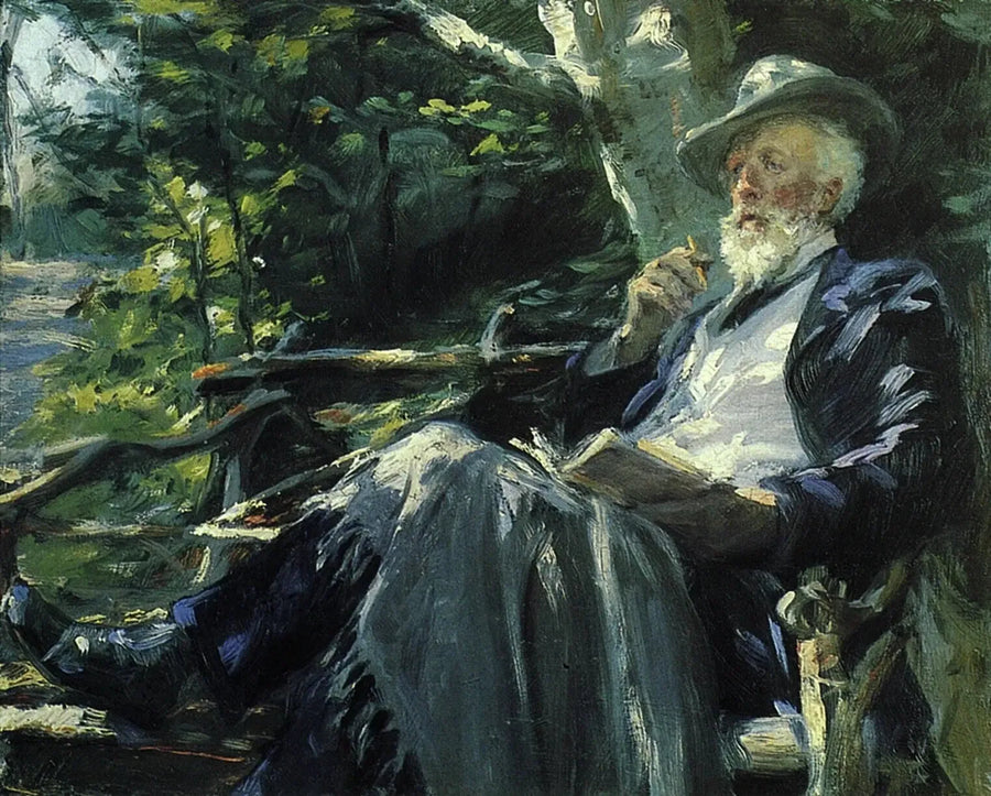 Portret Holgera Drachmanna - Peder Severin Krøyer